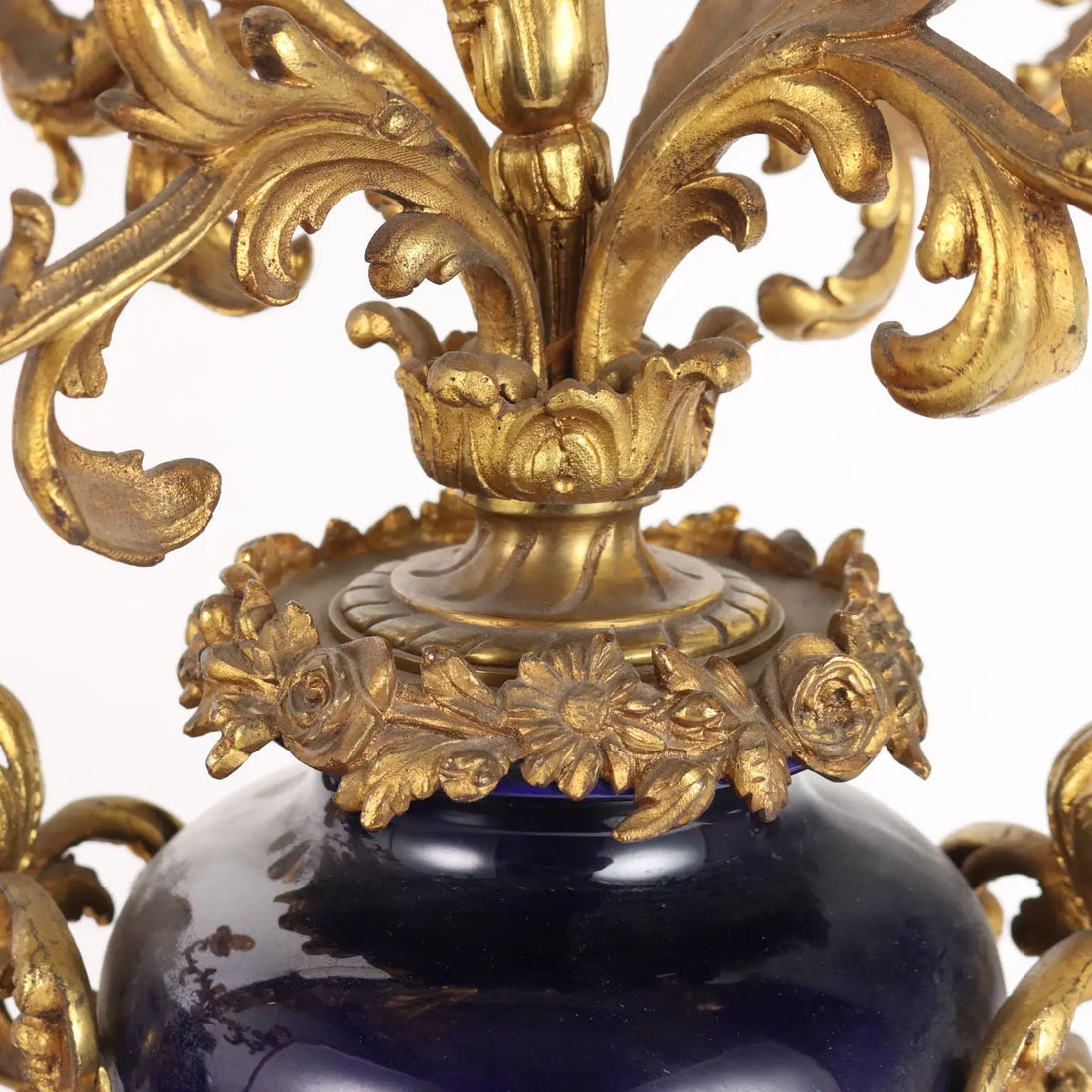 Antique Triptych Clock Bronze Porcelain Decorations XIX Century - France, Late XIX Century | Antiques | Fancy Goods