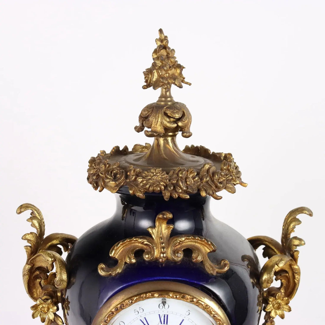 Antique Triptych Clock Bronze Porcelain Decorations XIX Century - France, Late XIX Century | Antiques | Fancy Goods