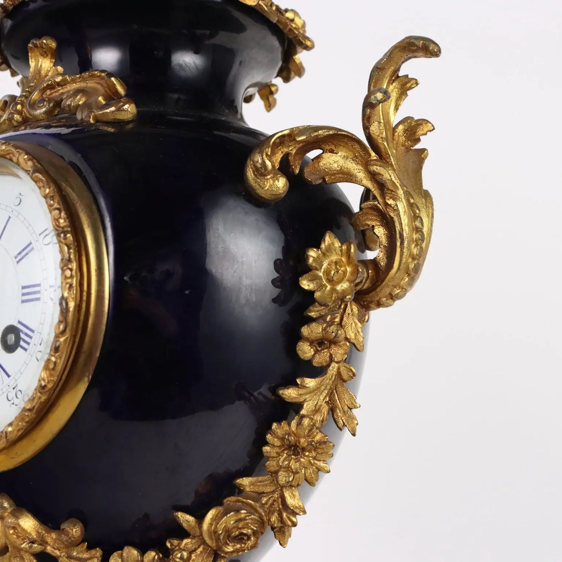 Antique Triptych Clock Bronze Porcelain Decorations XIX Century - France, Late XIX Century | Antiques | Fancy Goods