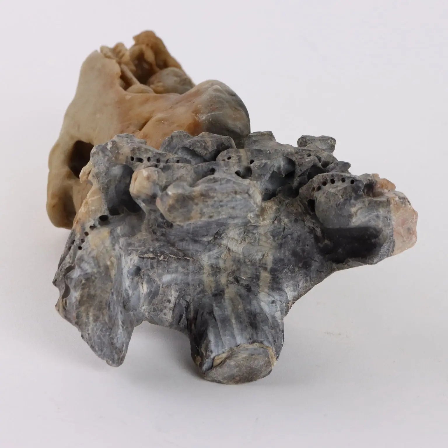 Antique Sculpture Lohan Soapstone Rock China XX Century - China, XX Century | Antiques | Fancy Goods
