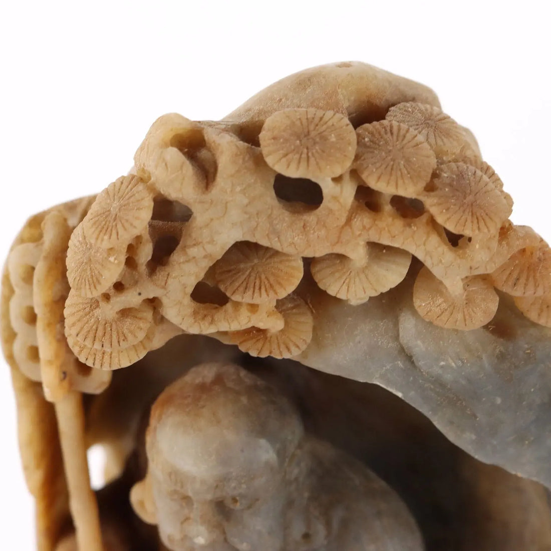 Antique Sculpture Lohan Soapstone Rock China XX Century - China, XX Century | Antiques | Fancy Goods