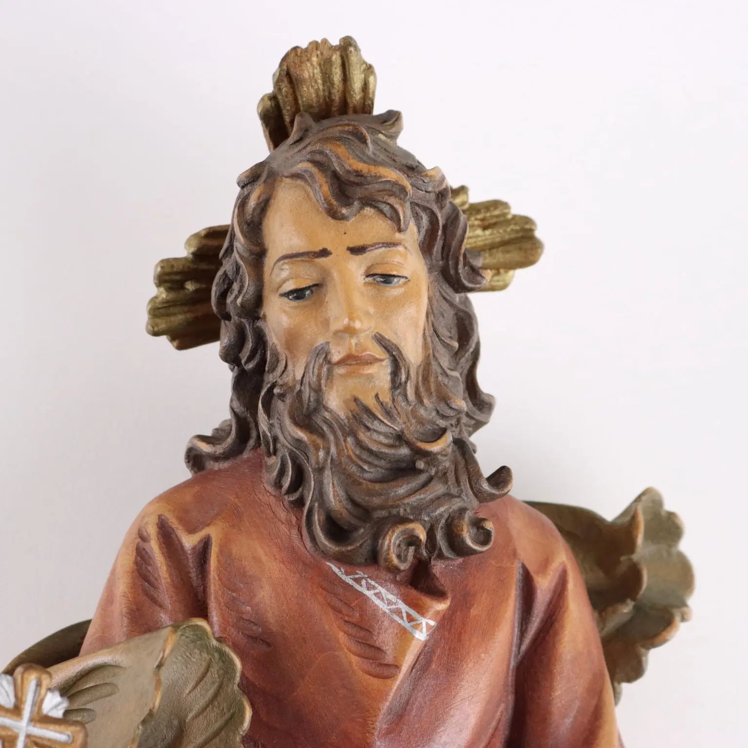 Antique Holy Water Stoup Religious Subject Italy XX Century - Italy, XX-XXI Century | Antiques | Fancy Goods