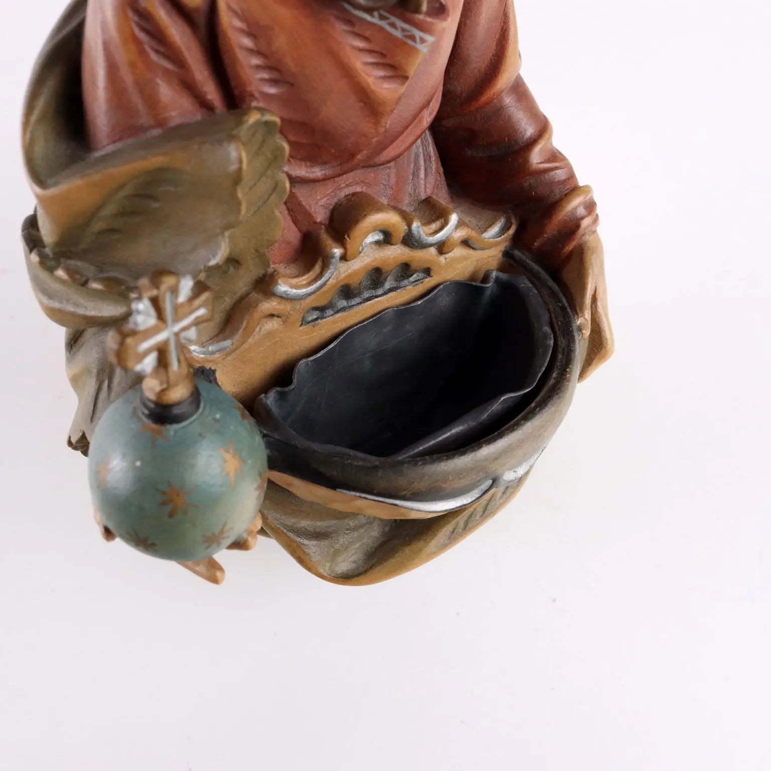 Antique Holy Water Stoup Religious Subject Italy XX Century - Italy, XX-XXI Century | Antiques | Fancy Goods