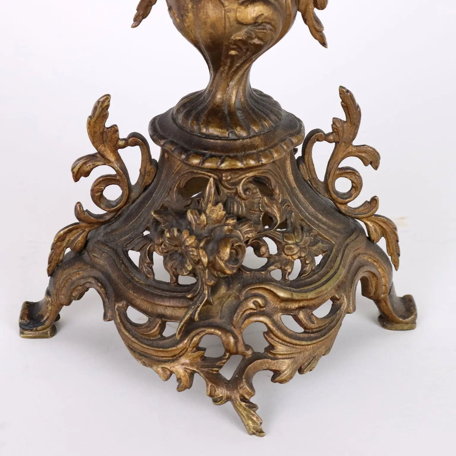 Antique Triptych Clock Gilded Bronze France Late XIX Century - France, Late XIX Century | Antiques | Fancy Goods