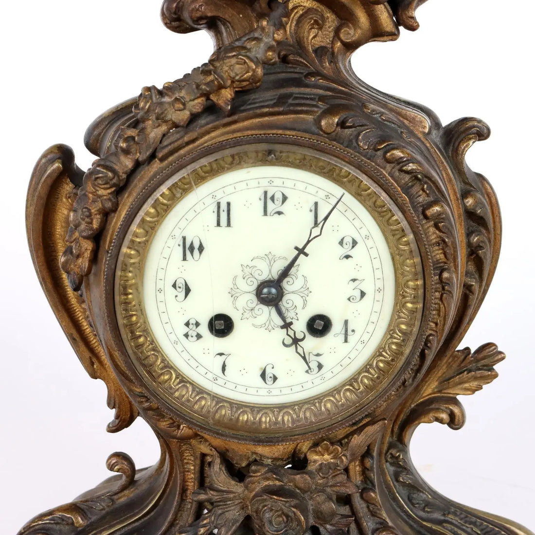 Antique Triptych Clock Gilded Bronze France Late XIX Century - France, Late XIX Century | Antiques | Fancy Goods