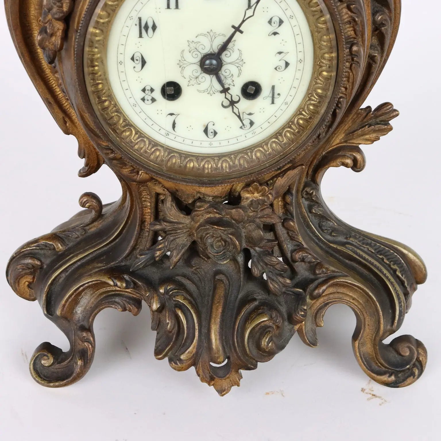 Antique Triptych Clock Gilded Bronze France Late XIX Century - France, Late XIX Century | Antiques | Fancy Goods