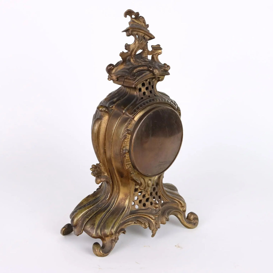 Antique Triptych Clock Gilded Bronze France Late XIX Century - France, Late XIX Century | Antiques | Fancy Goods