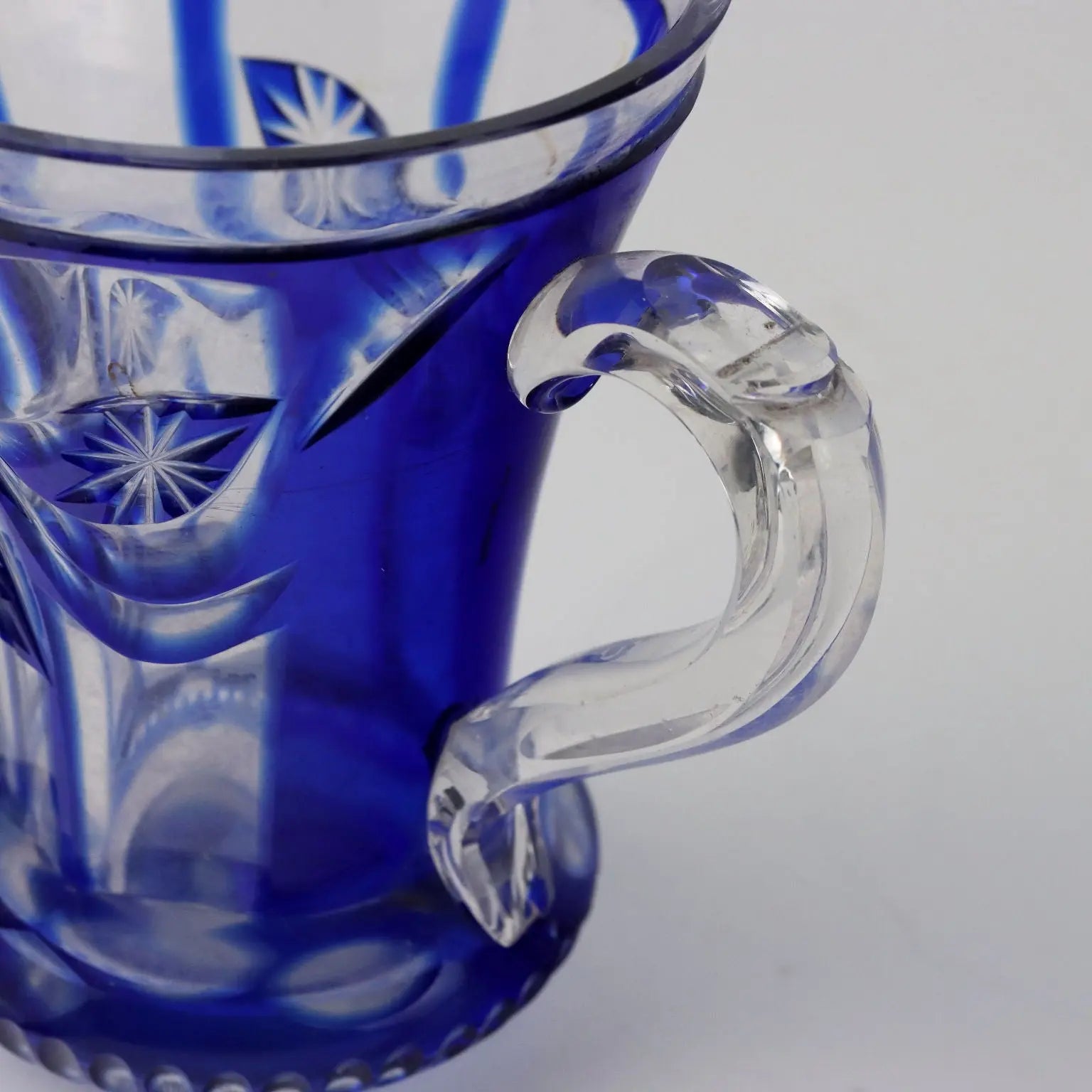Antique Tankard Crystal Bohemian Manufacture XIX Century - Czech Republic, XIX Century | Antiques | Fancy Goods
