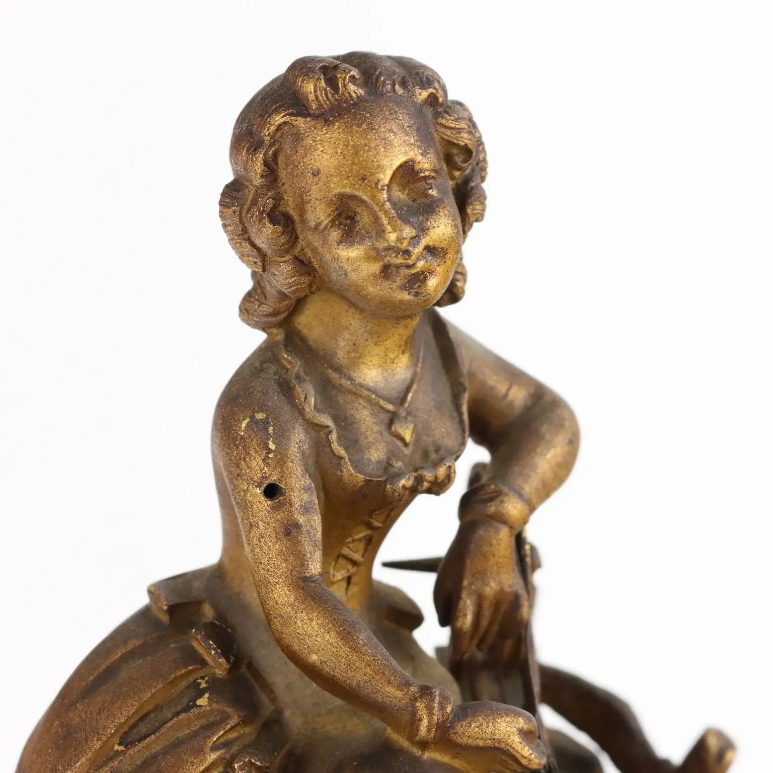 Antique Mantel Clock Gilded Bronze France Mid XIX Century - France, Mid XIX Century | Antiques | Fancy Goods