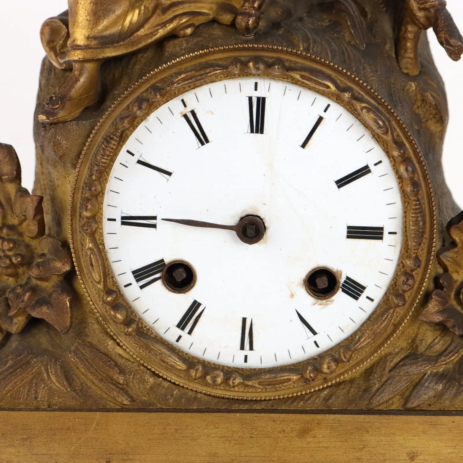 Antique Mantel Clock Gilded Bronze France Mid XIX Century - France, Mid XIX Century | Antiques | Fancy Goods