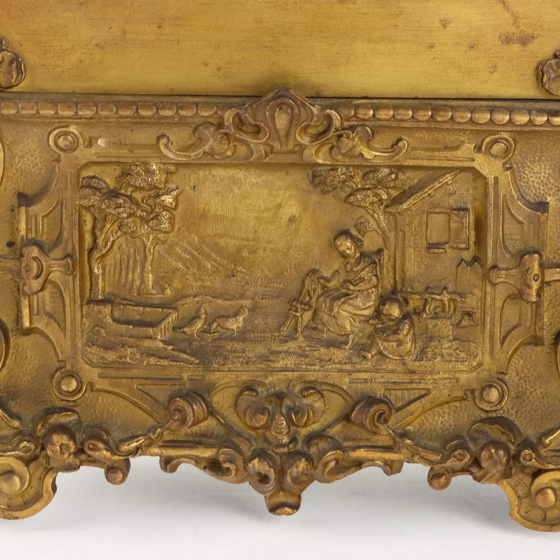 Antique Mantel Clock Gilded Bronze France Mid XIX Century - France, Mid XIX Century | Antiques | Fancy Goods