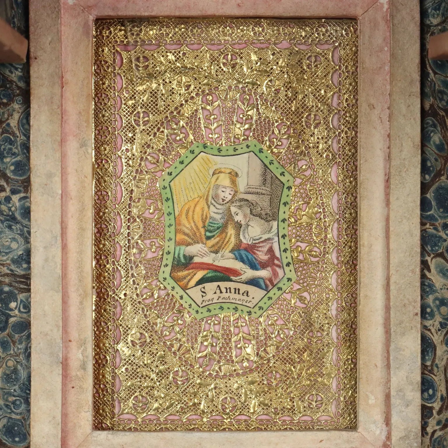 Antique Wooden Altar Paper Italy XIX Century - Italy, Late XIX Century | Antiques | Fancy Goods