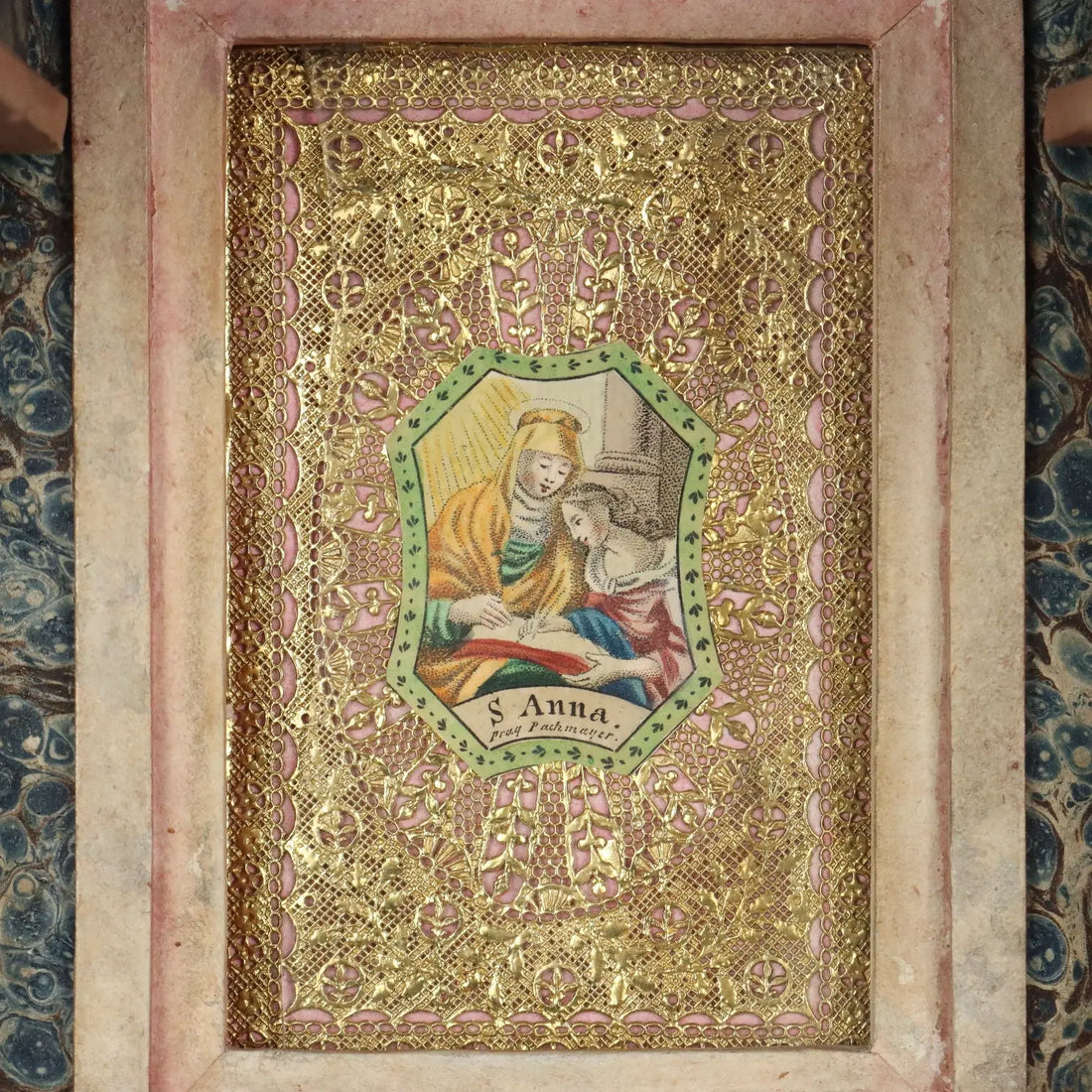Antique Wooden Altar Paper Italy XIX Century - Italy, Late XIX Century | Antiques | Fancy Goods