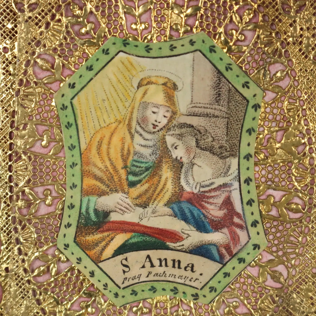 Antique Wooden Altar Paper Italy XIX Century - Italy, Late XIX Century | Antiques | Fancy Goods