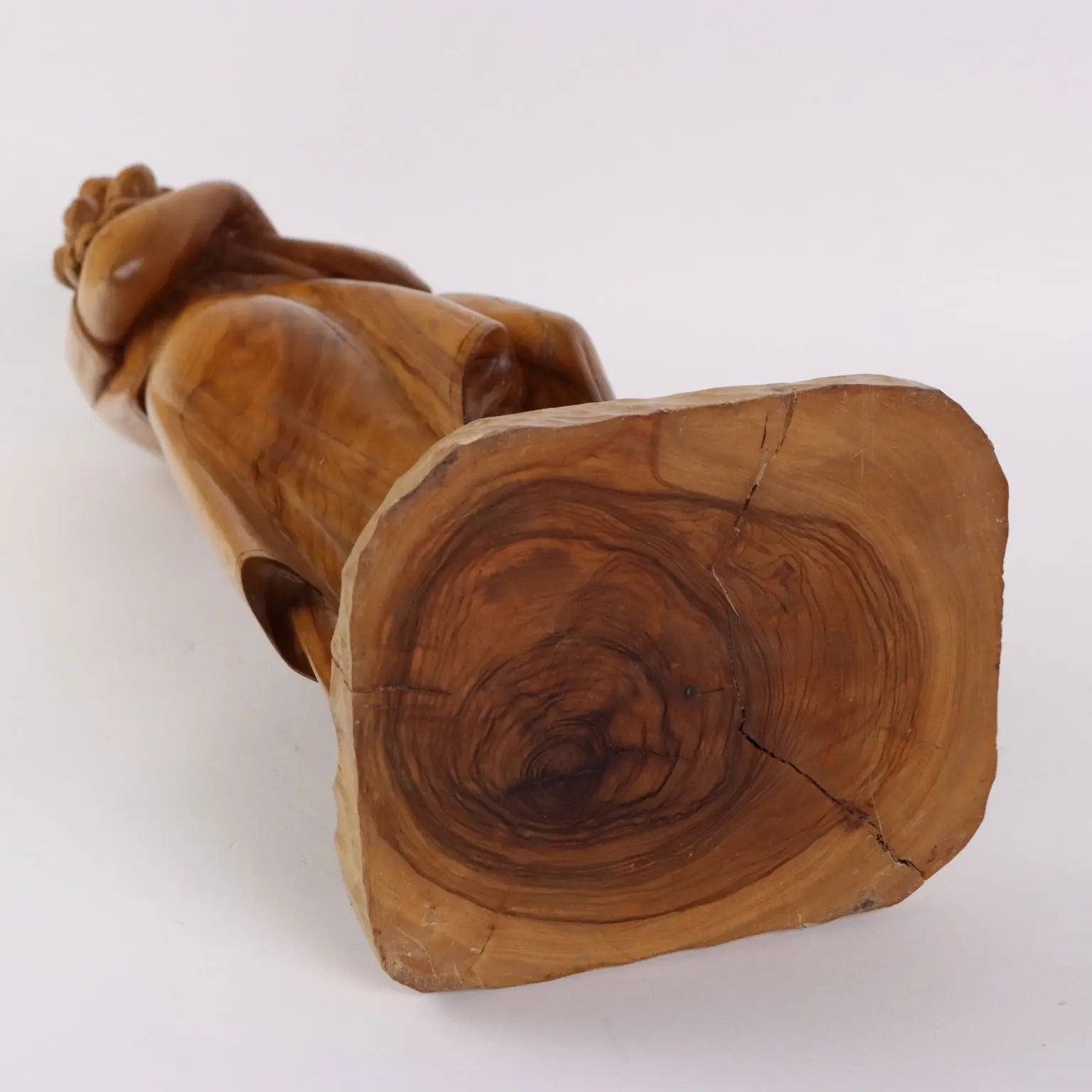 Antique Sculpture Olive Wood Italy XX Century - Italy XX Century | Antiques | Fancy Goods