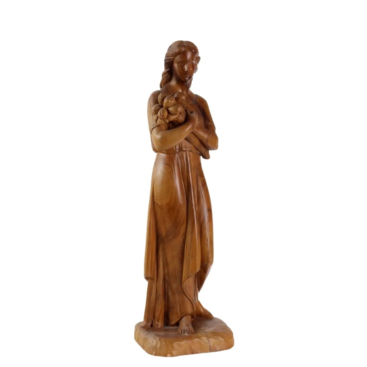Antique Sculpture Olive Wood Italy XX Century - Italy XX Century | Antiques | Fancy Goods