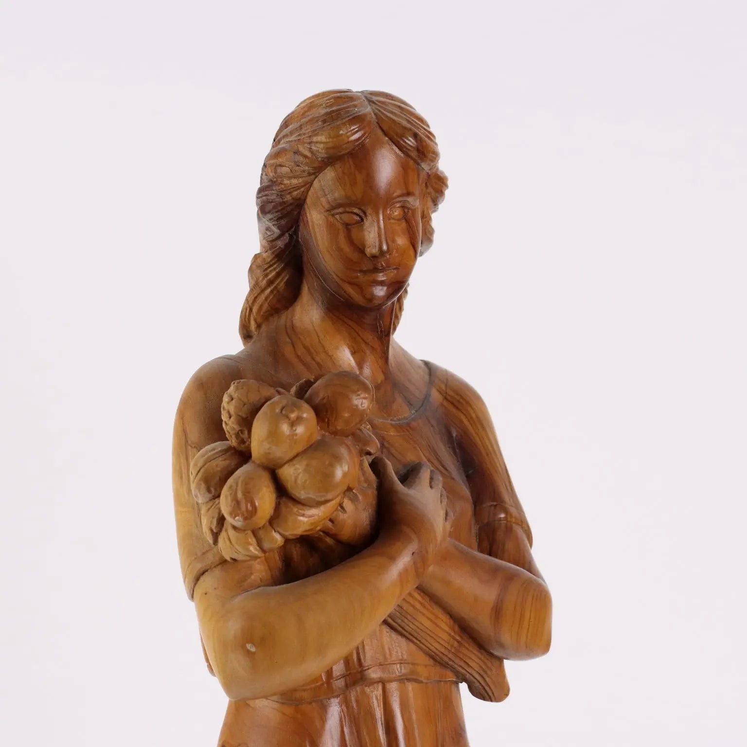 Antique Sculpture Olive Wood Italy XX Century - Italy XX Century | Antiques | Fancy Goods