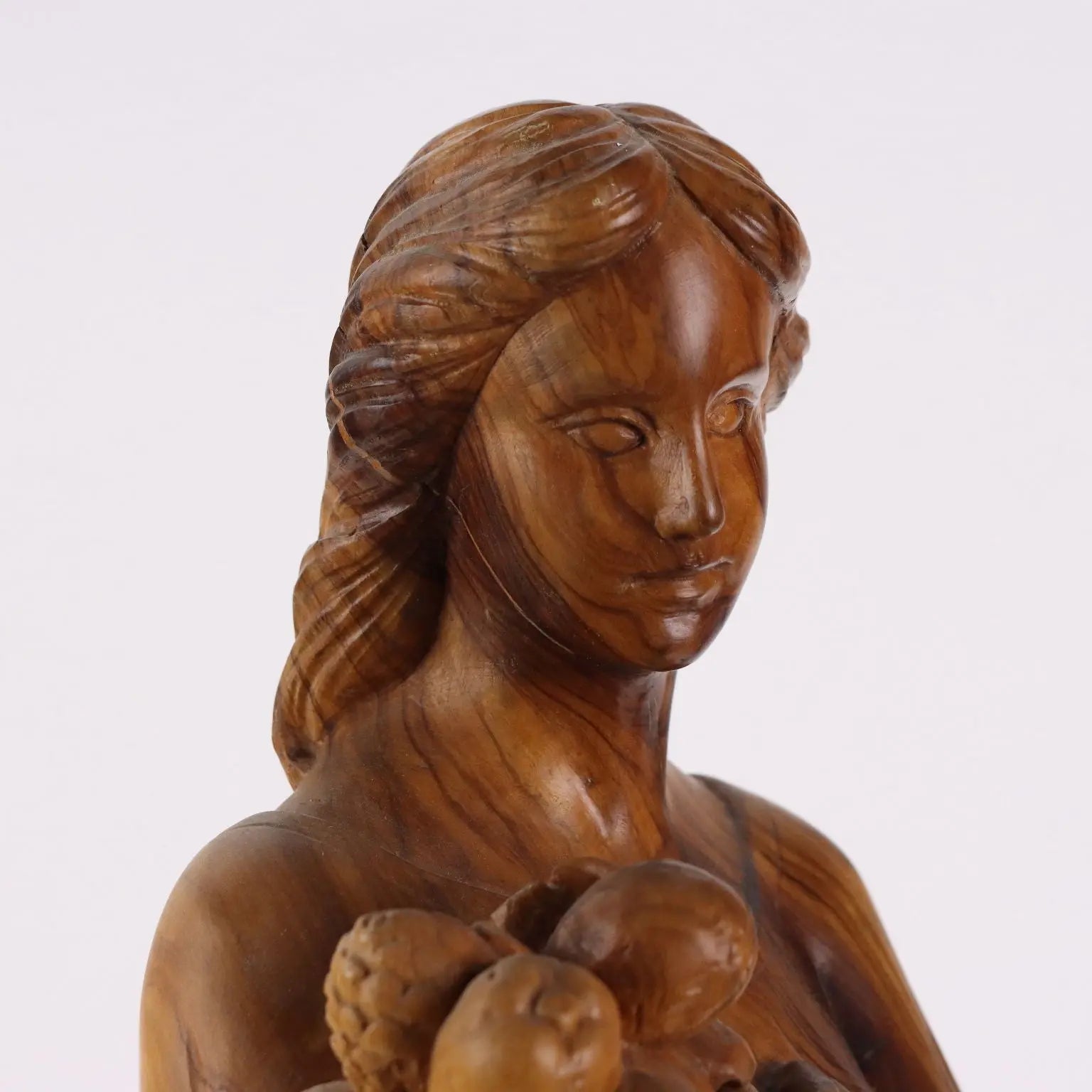 Antique Sculpture Olive Wood Italy XX Century - Italy XX Century | Antiques | Fancy Goods