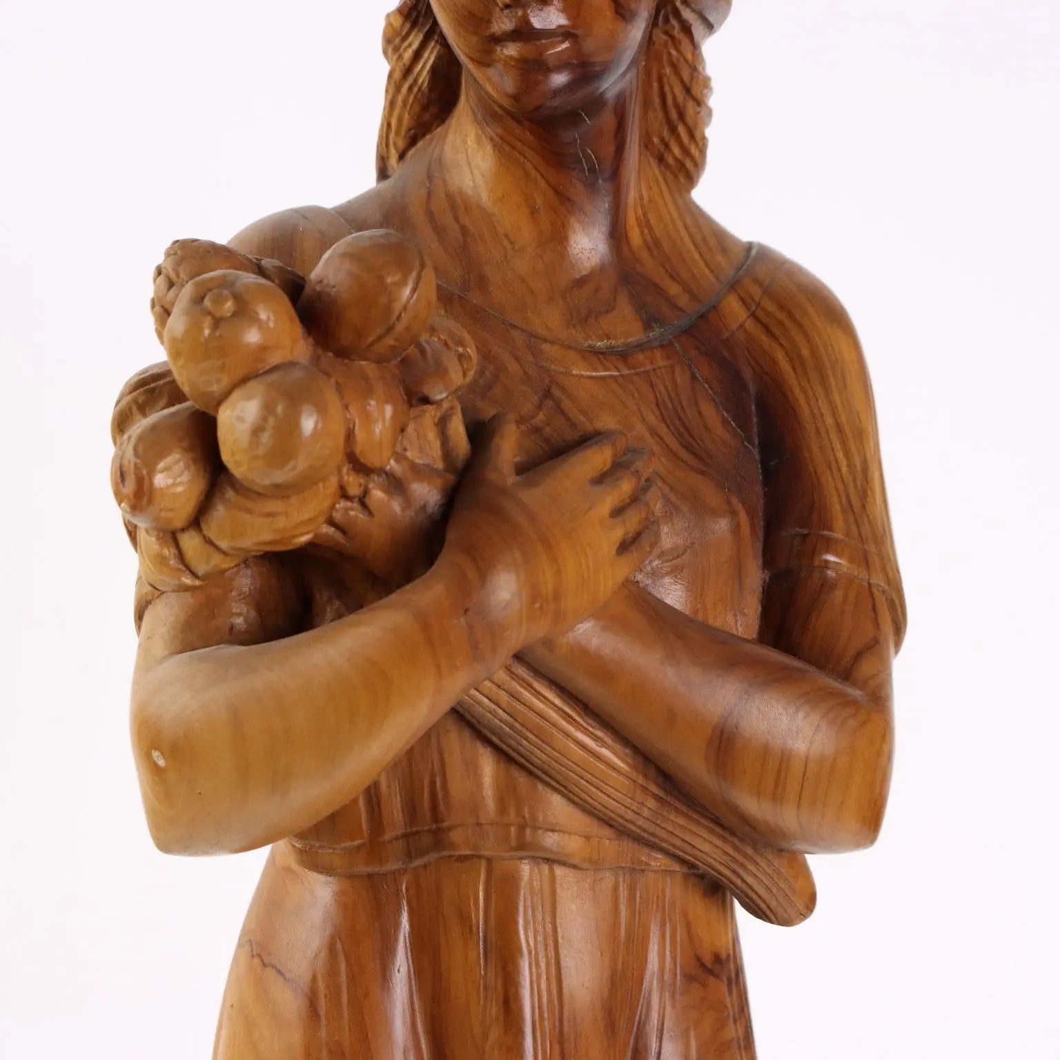 Antique Sculpture Olive Wood Italy XX Century - Italy XX Century | Antiques | Fancy Goods