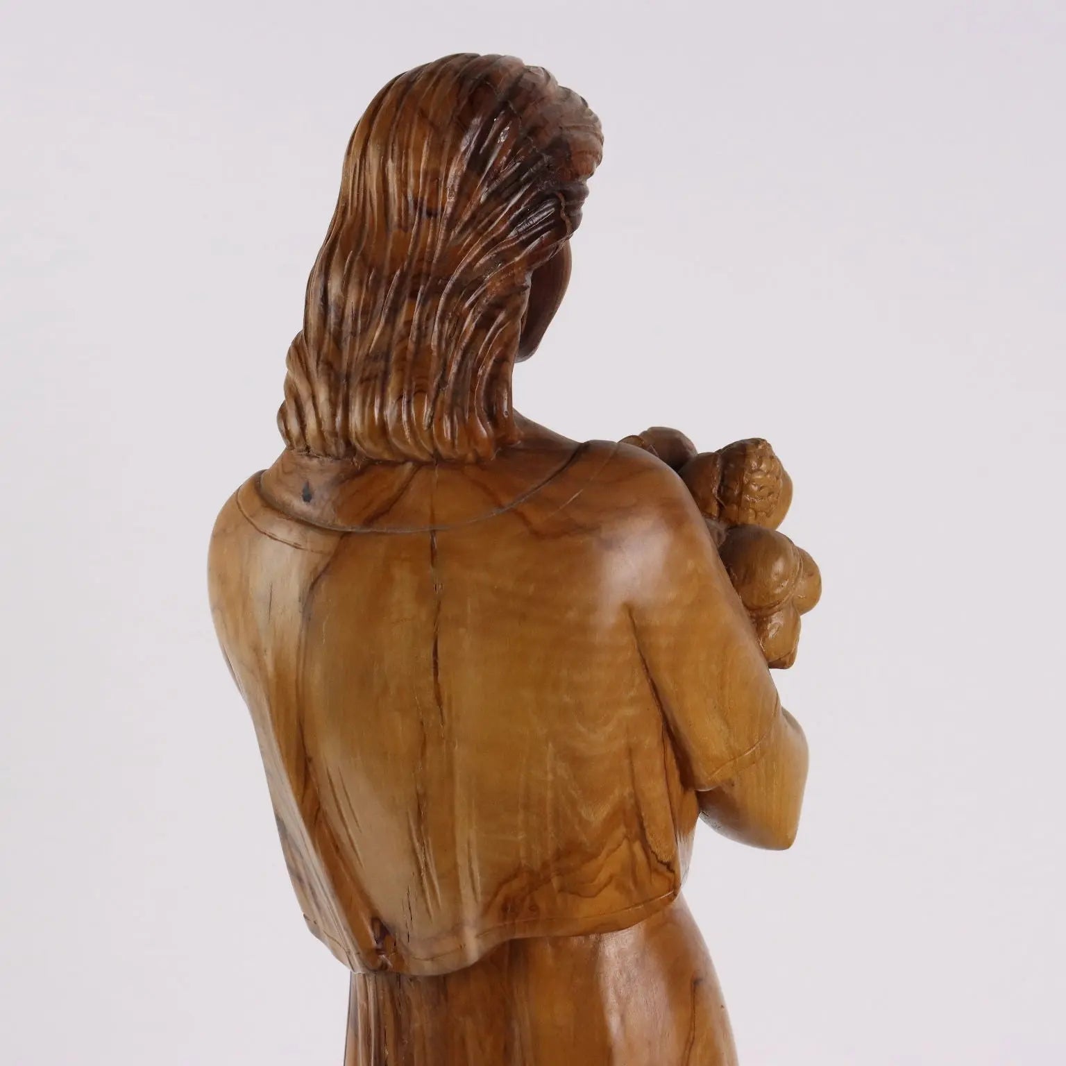 Antique Sculpture Olive Wood Italy XX Century - Italy XX Century | Antiques | Fancy Goods
