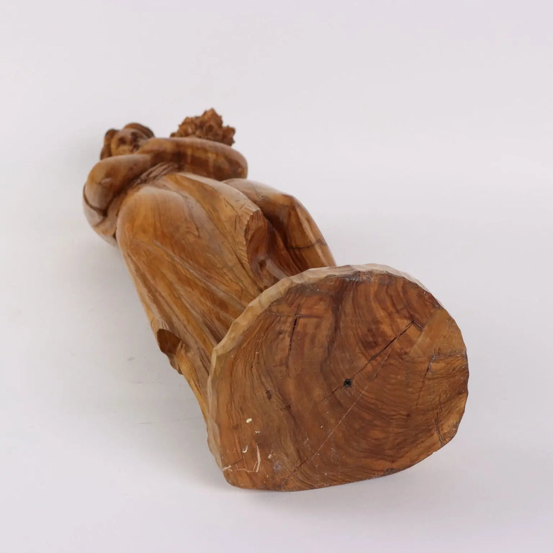 Antique Sculpture Olive Wood Italy XX Century - Italy, XX Century | Antiques | Fancy Goods