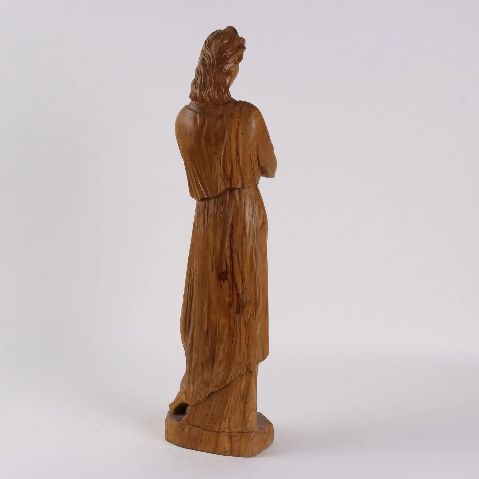 Antique Sculpture Olive Wood Italy XX Century - Italy, XX Century | Antiques | Fancy Goods