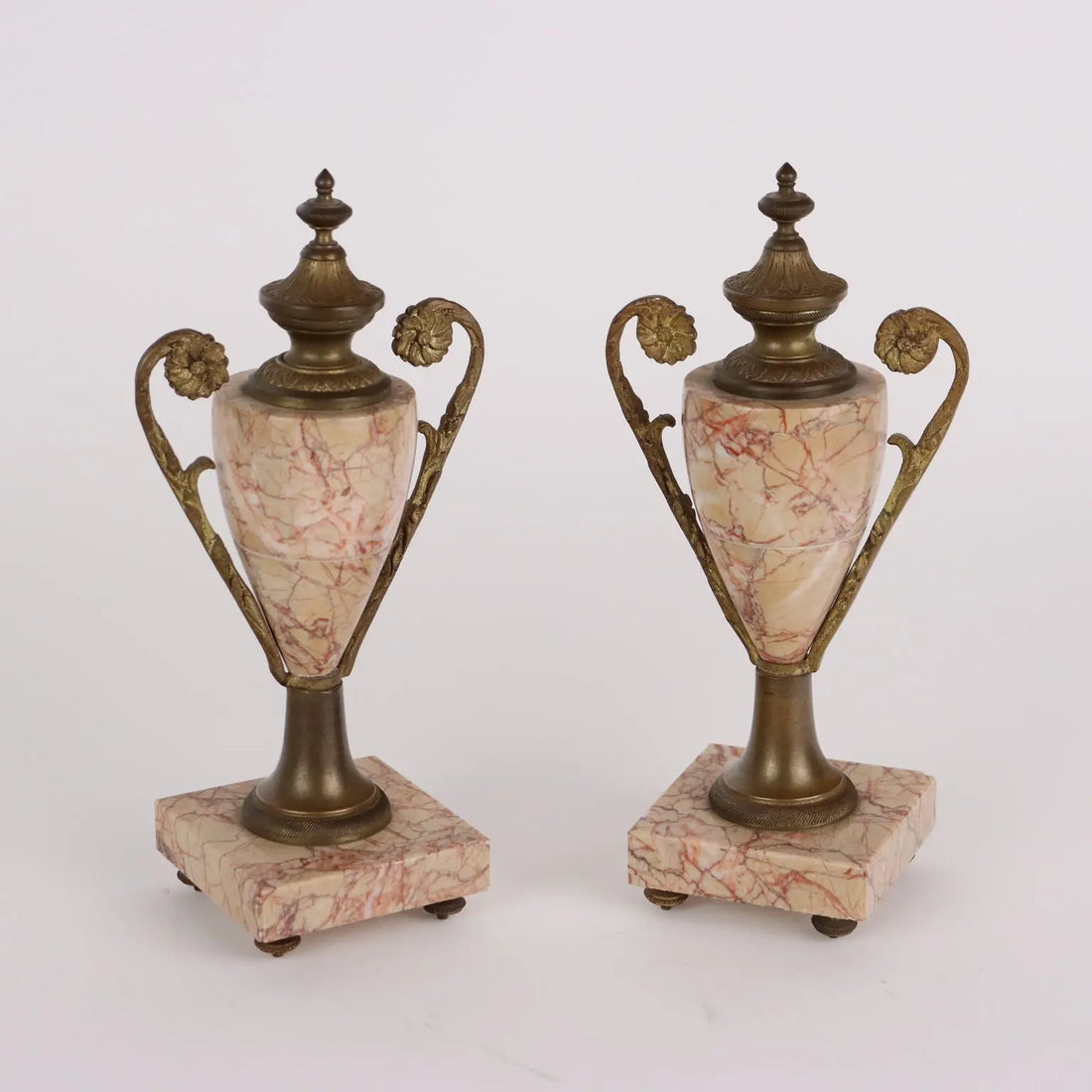 Antique Chimney Tryptique Bronze Marble France XX Century - France, Early XX Century | Antiques | Fancy Goods