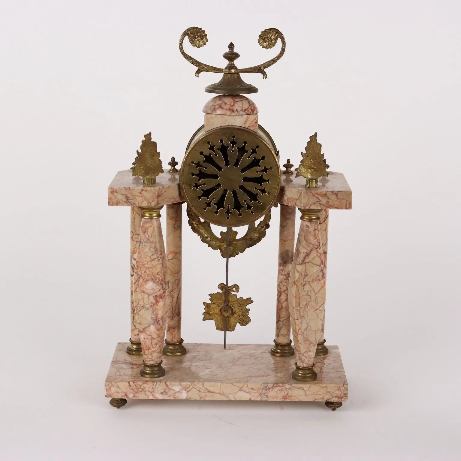 Antique Chimney Tryptique Bronze Marble France XX Century - France, Early XX Century | Antiques | Fancy Goods