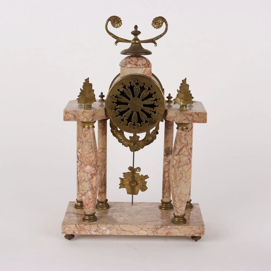 Antique Chimney Tryptique Bronze Marble France XX Century - France, Early XX Century | Antiques | Fancy Goods