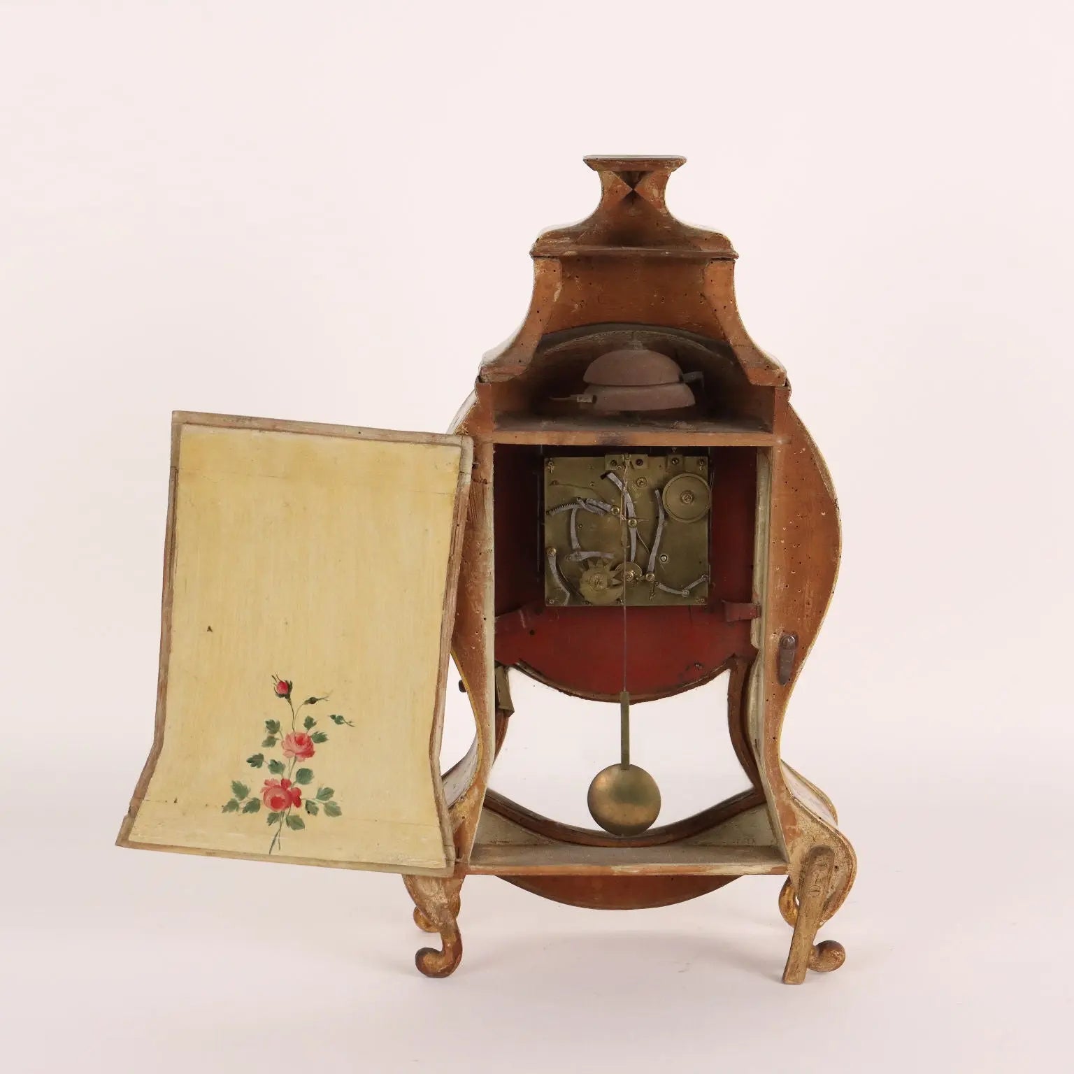 Antique Pendulum Clock Wood Decorations France XVIII Century - France, Late XVIII Century | Antiques | Fancy Goods