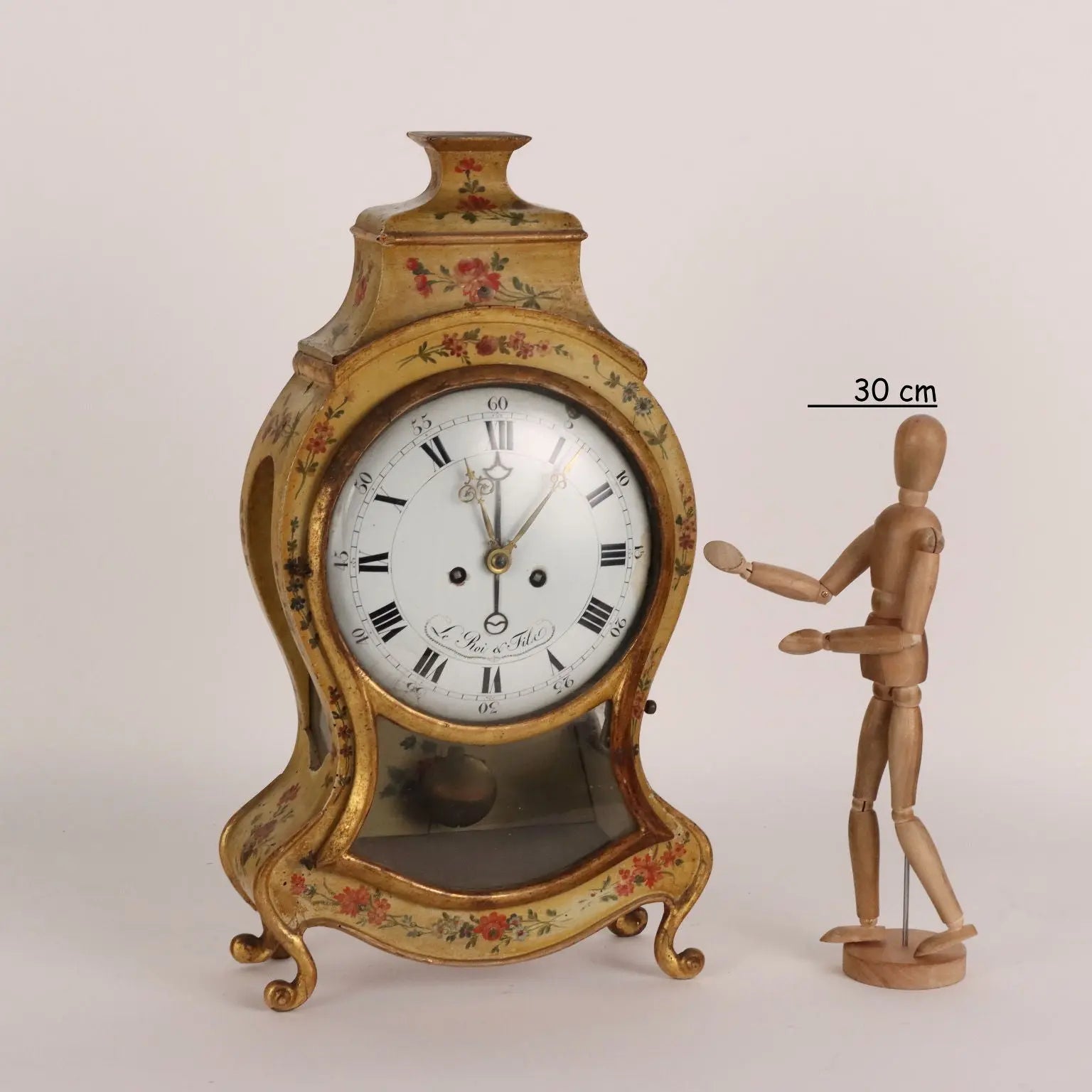 Antique Pendulum Clock Wood Decorations France XVIII Century - France, Late XVIII Century | Antiques | Fancy Goods