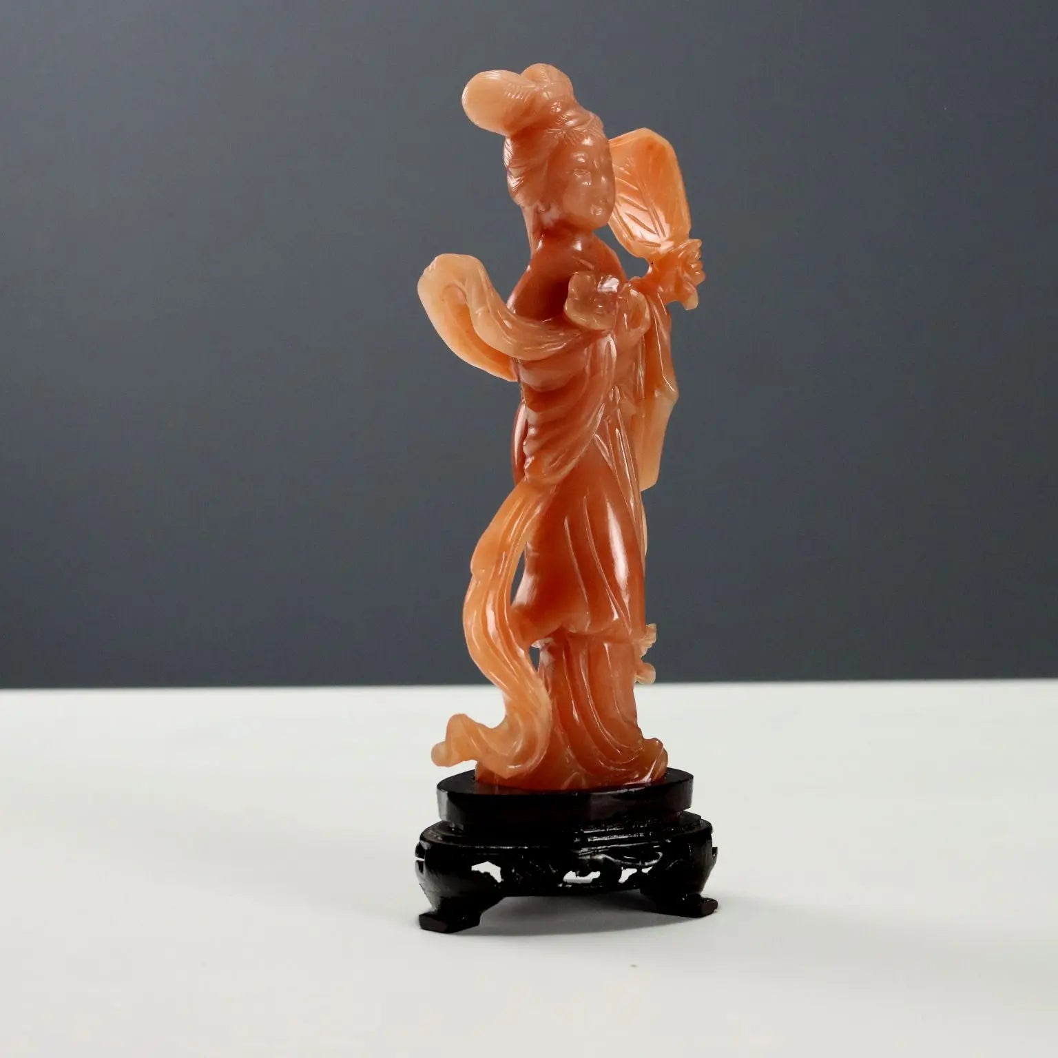 Modern Sculpture Geisha Hard Stones with Box China 1970s - China, 1970s | Antiques | Fancy Goods