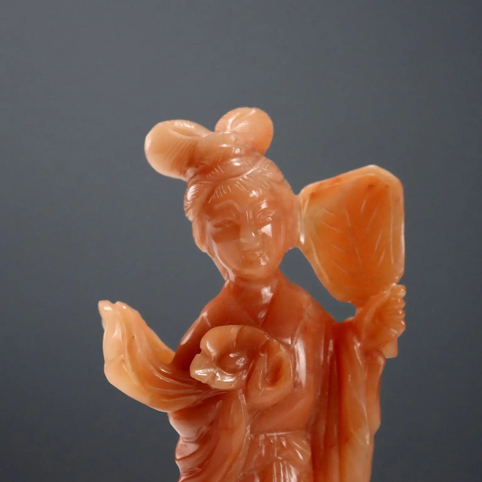 Modern Sculpture Geisha Hard Stones with Box China 1970s - China, 1970s | Antiques | Fancy Goods