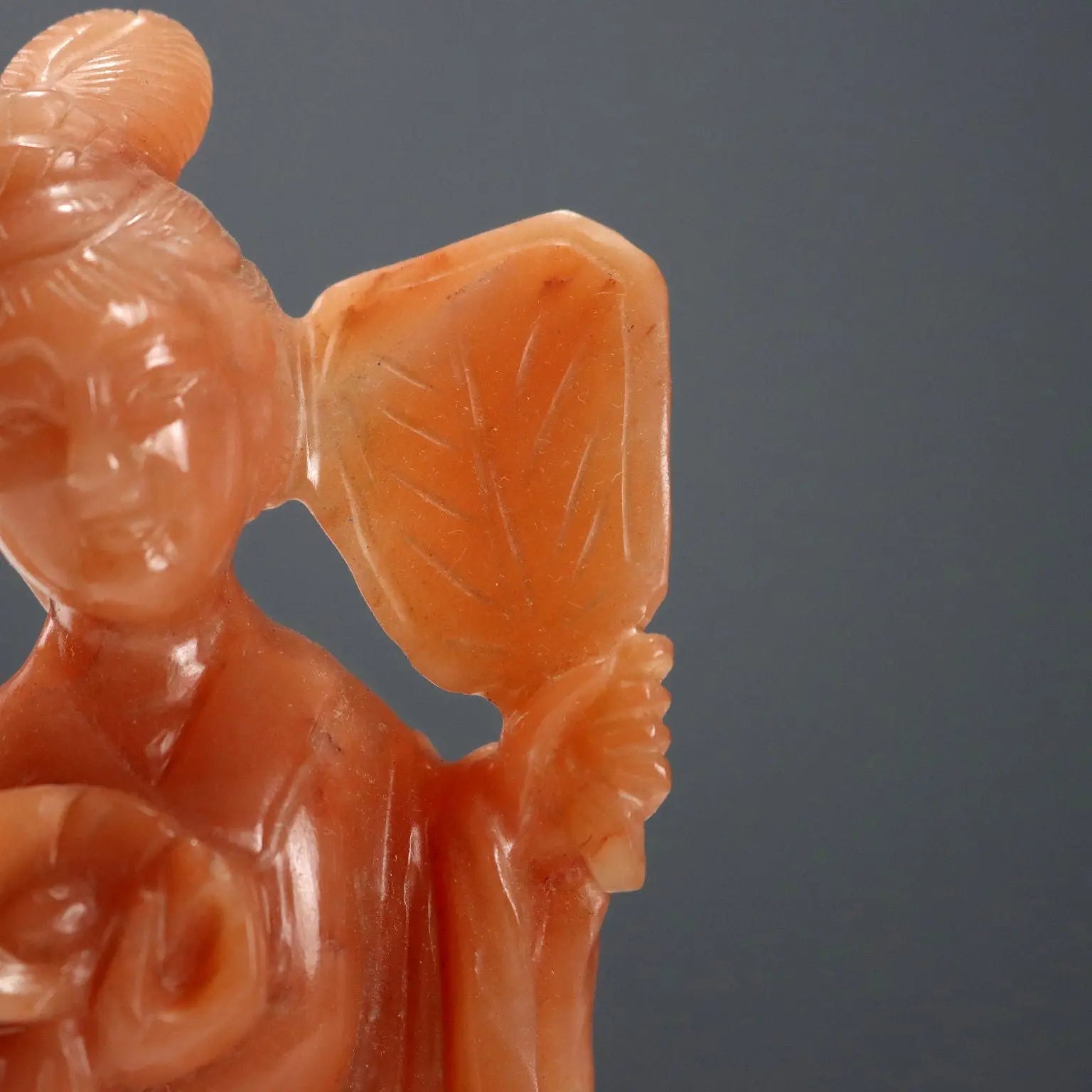 Modern Sculpture Geisha Hard Stones with Box China 1970s - China, 1970s | Antiques | Fancy Goods