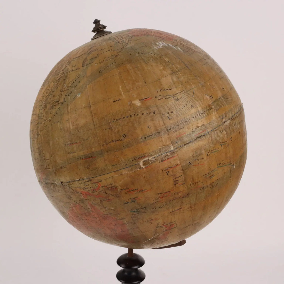 Terracqueous Globe G. Gussoni E. Pini Milan Italy XX Century - Italy, Early XX Century | Antiques | Fancy Goods
