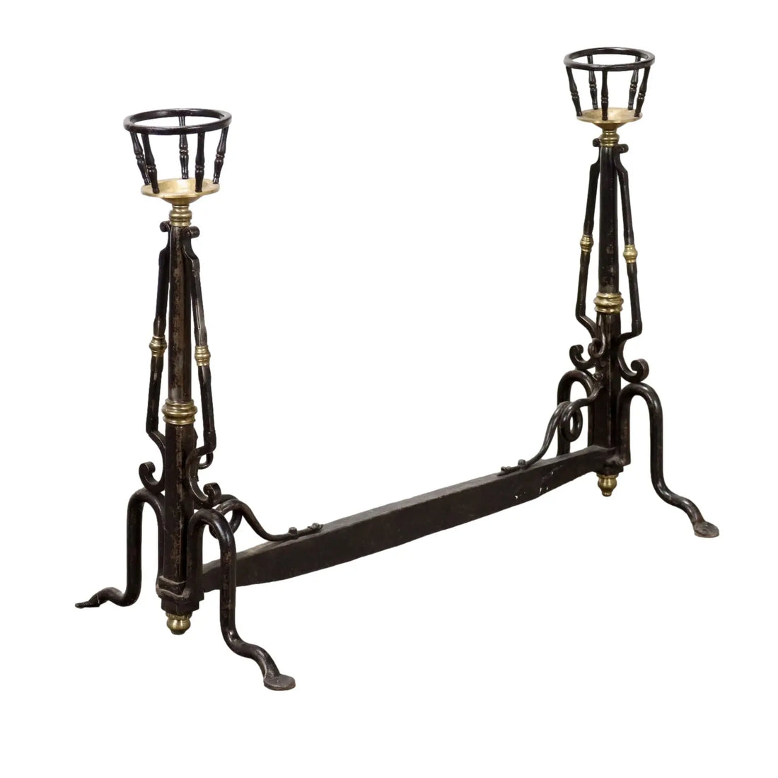 Antique Andiron Wrought Iron Europe XIX-XX Century - Europe, Late XIX-Early XX Century | Antiques | Fancy Goods