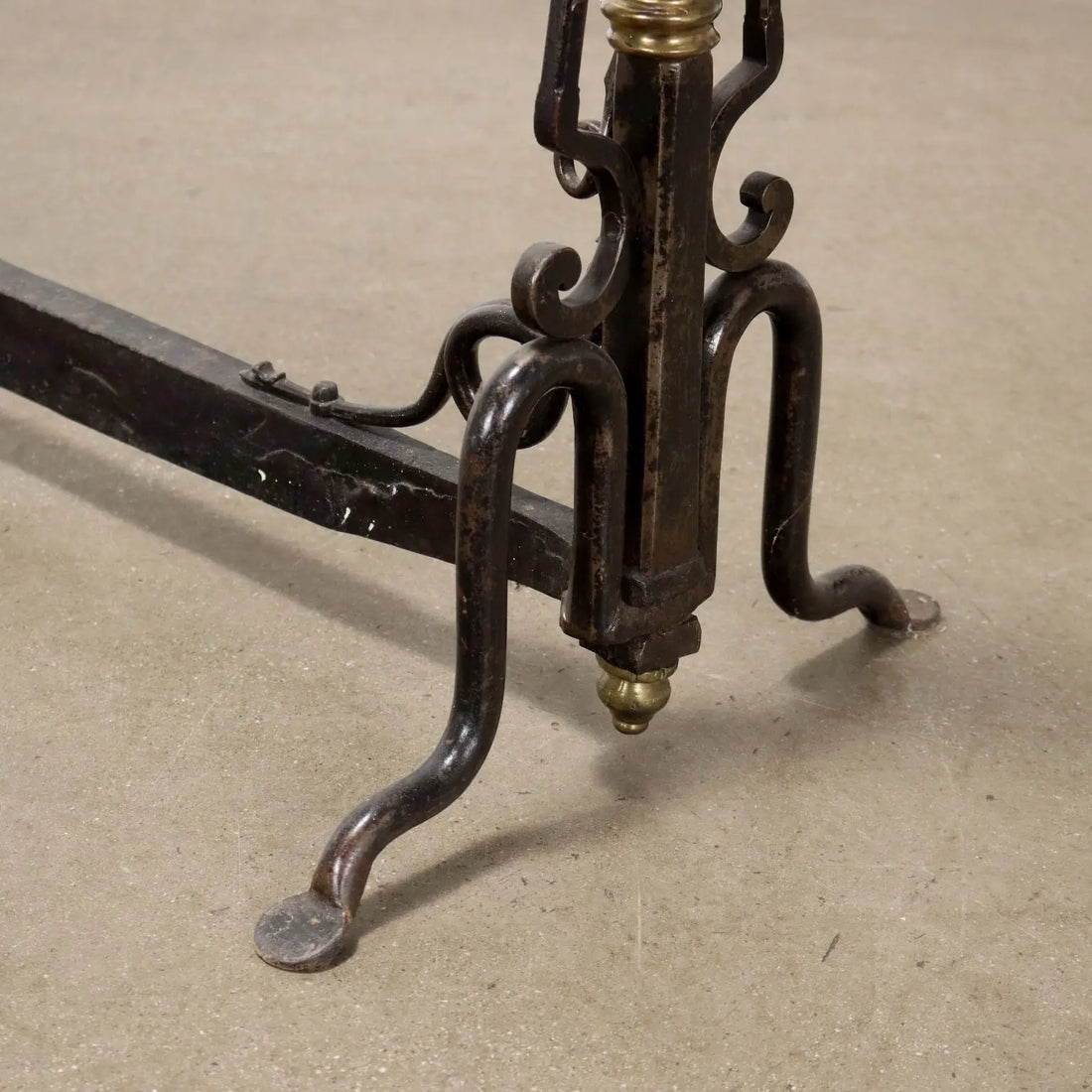 Antique Andiron Wrought Iron Europe XIX-XX Century - Europe, Late XIX-Early XX Century | Antiques | Fancy Goods