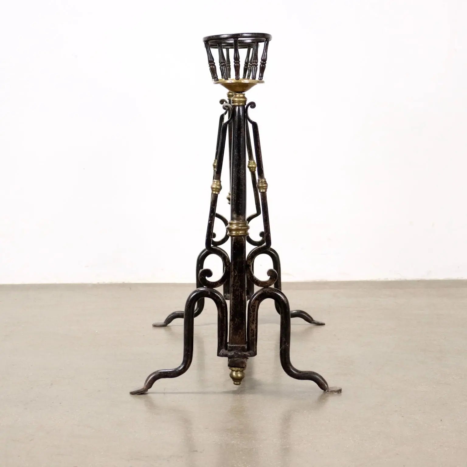 Antique Andiron Wrought Iron Europe XIX-XX Century - Europe, Late XIX-Early XX Century | Antiques | Fancy Goods
