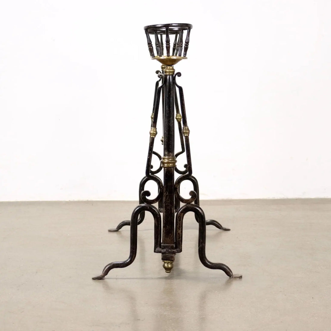 Antique Andiron Wrought Iron Europe XIX-XX Century - Europe, Late XIX-Early XX Century | Antiques | Fancy Goods