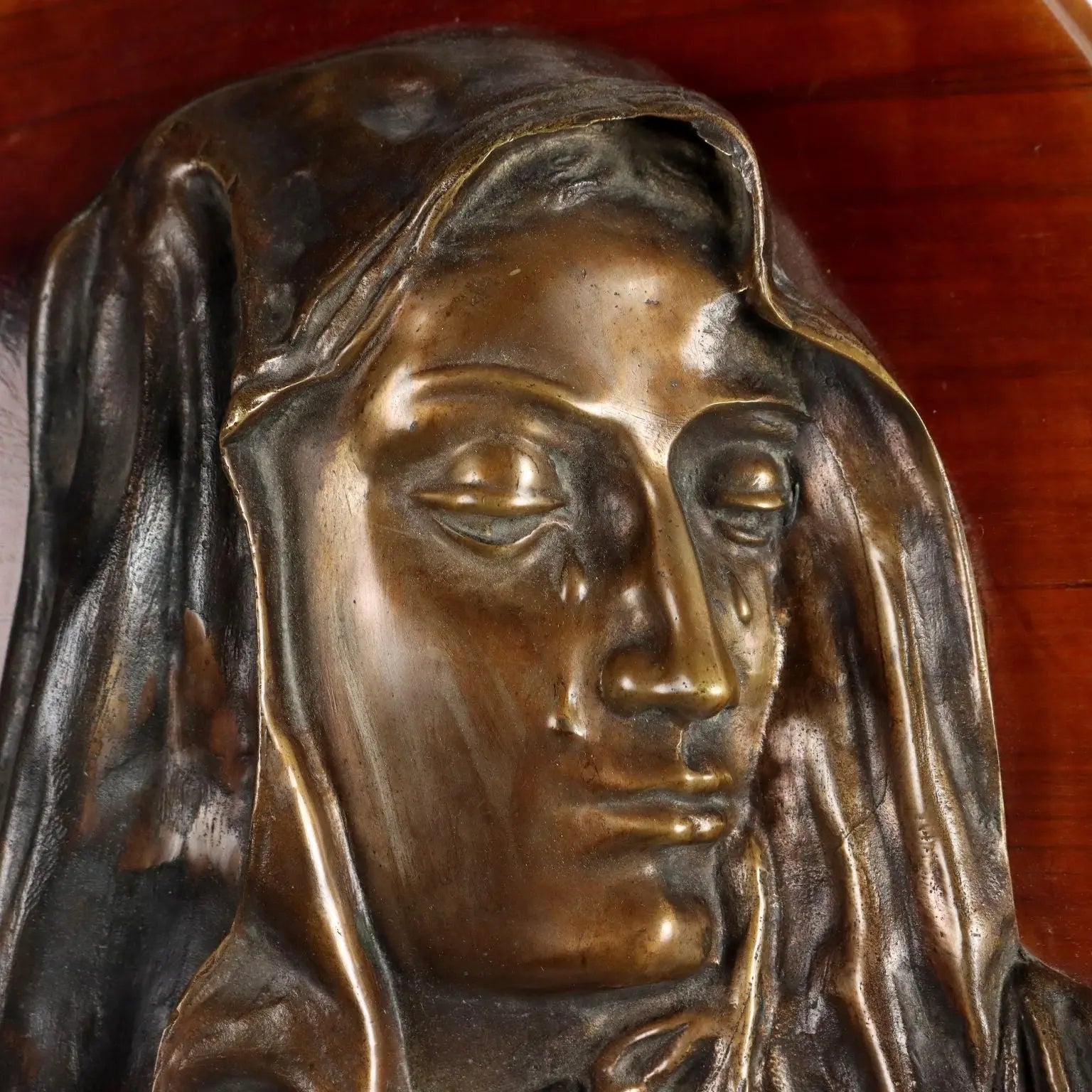 Antique Bronze Sculpture Virgin Mary - Italy XX Century | Antiques | Fancy Goods
