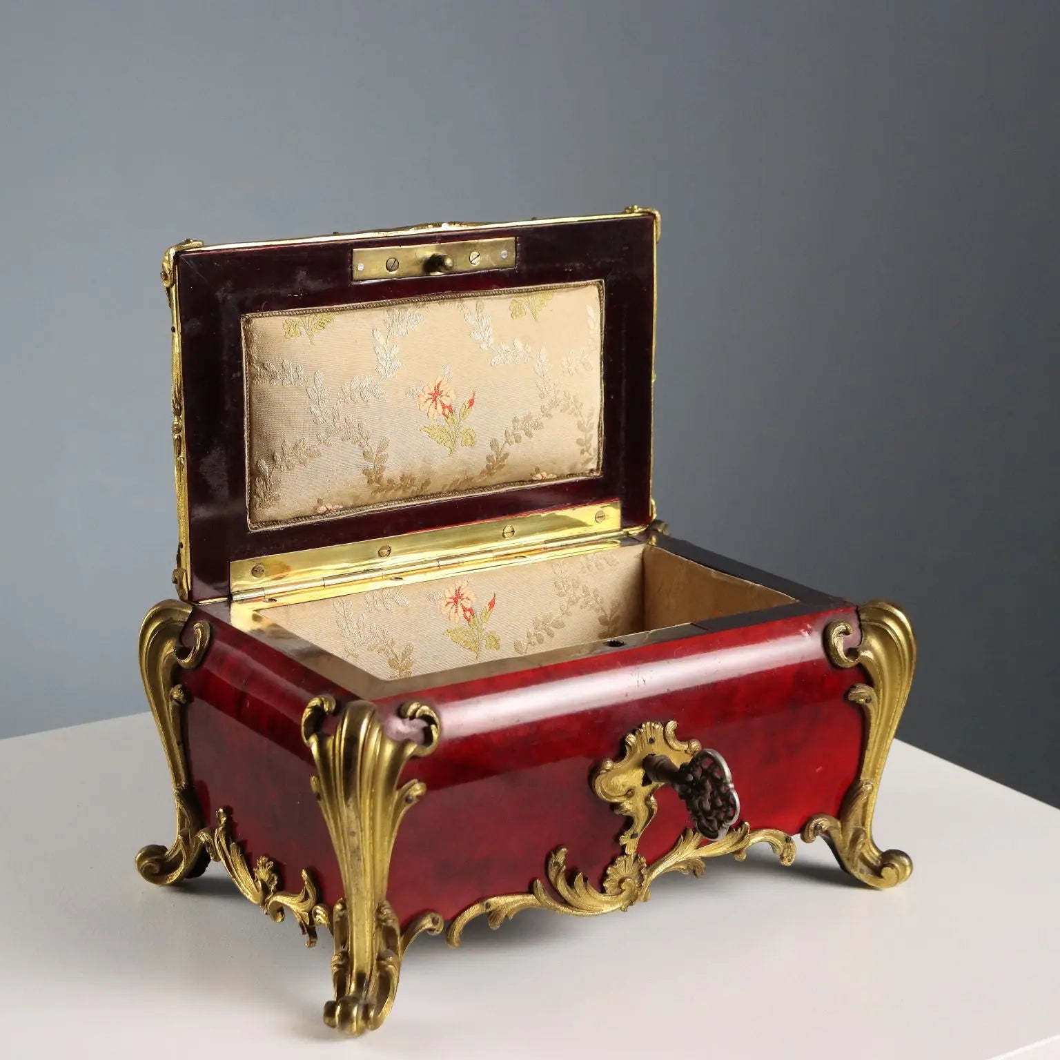 Antique Jewelry Casket Napoleon III France XIX-XX Century - France, XIX-XX Century | Antiques | Fancy Goods