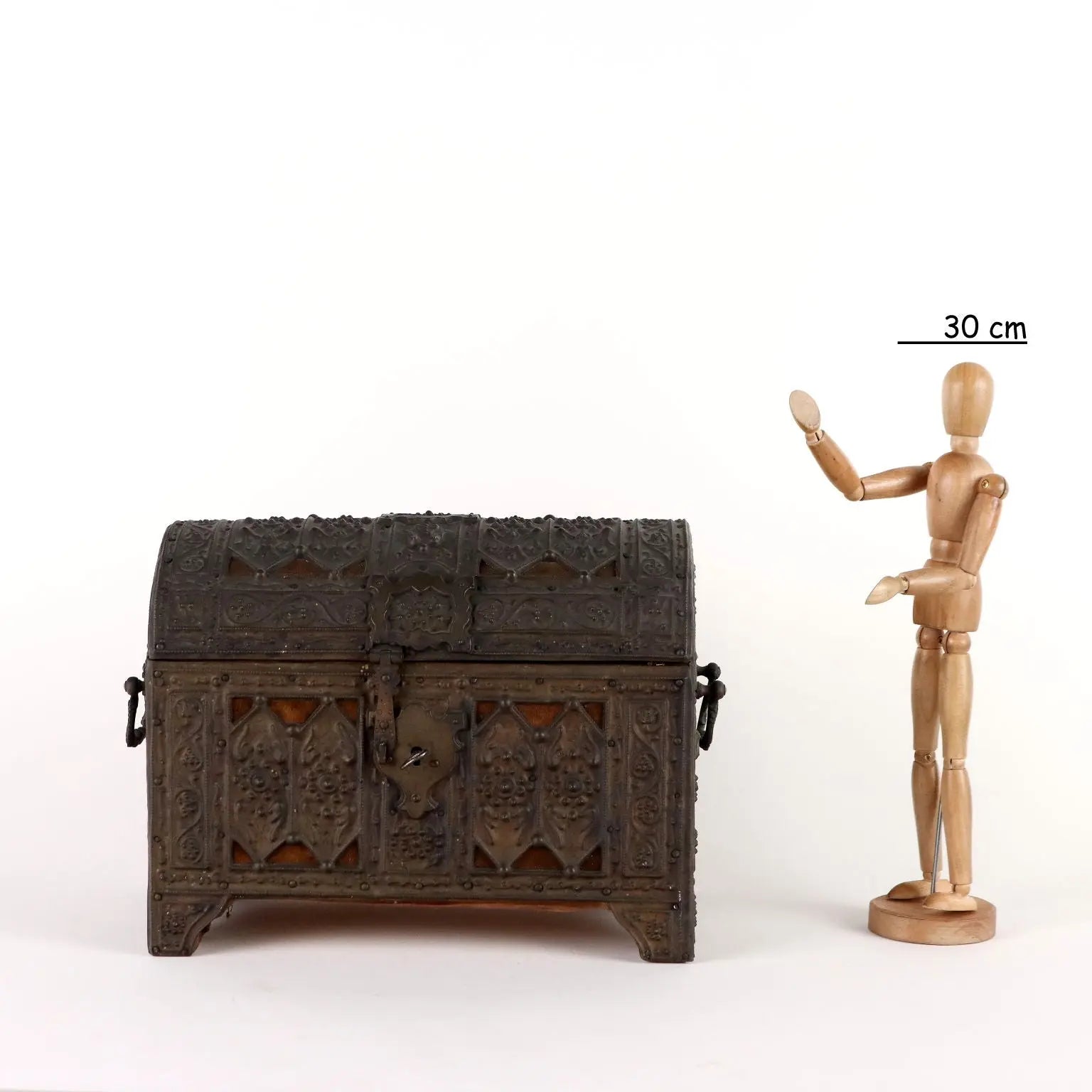 Antique Casket Wood Sheeth Metal Velvet Italy XIX Century - Europe, Late XIX Century | Antiques | Fancy Goods