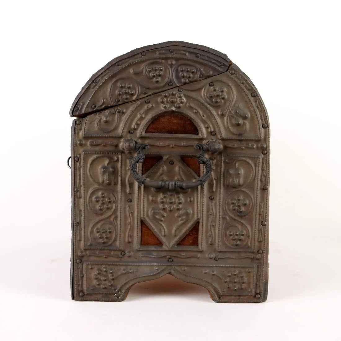 Antique Casket Wood Sheeth Metal Velvet Italy XIX Century - Europe, Late XIX Century | Antiques | Fancy Goods