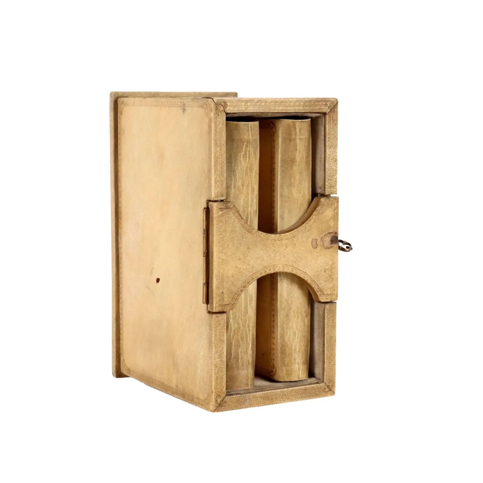 Antique Box Parchment Decorations with Lock Italy XX Century - Italy, Early XX Century | Antiques | Fancy Goods