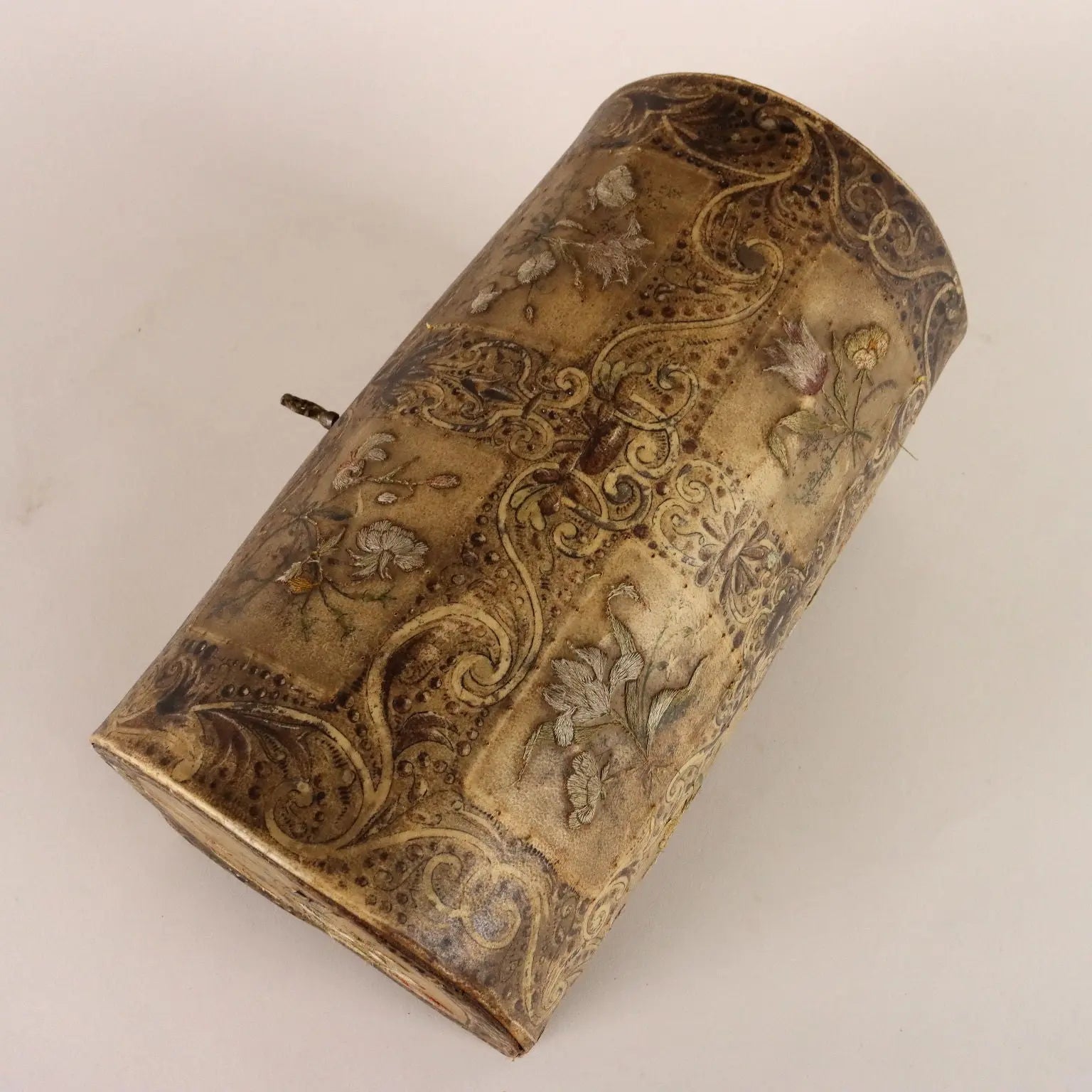 Antique Casket Wood Painted Parchment Italy XIX-XX Century - Italy, XIX-XX Century | Antiques | Fancy Goods