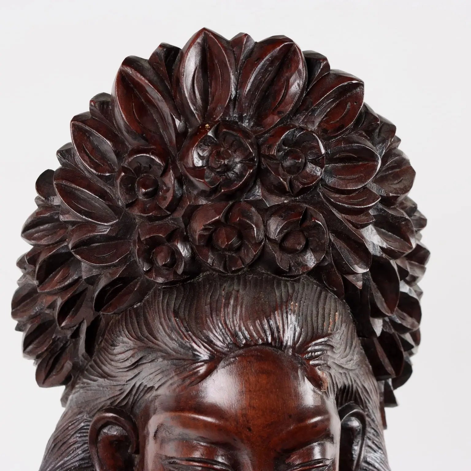 Antique Female Figure Exotic Wood Indonesia XX Century - Bali, XX Century | Antiques | Fancy Goods