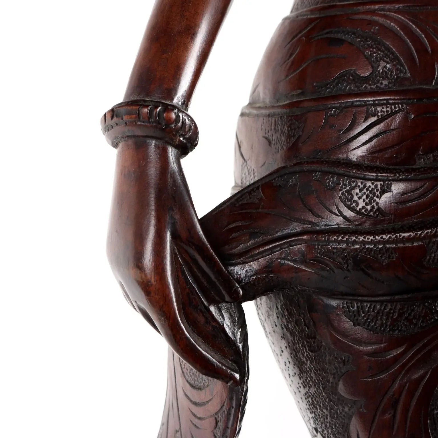 Antique Female Figure Exotic Wood Indonesia XX Century - Bali, XX Century | Antiques | Fancy Goods