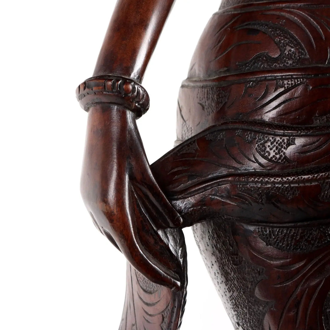 Antique Female Figure Exotic Wood Indonesia XX Century - Bali, XX Century | Antiques | Fancy Goods