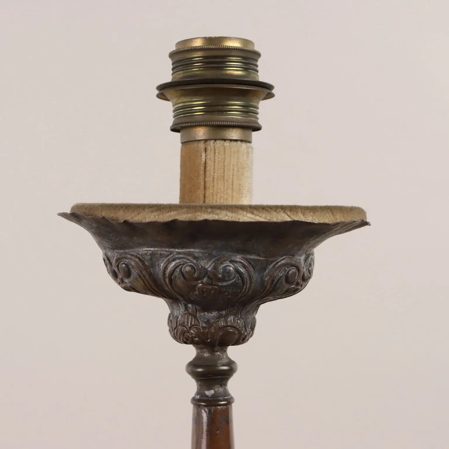 Antique Candelabra Transformed Into a Lamp XVIII-XIX Century - Italy, XVIII-XIX Century | Antiques | Fancy Goods