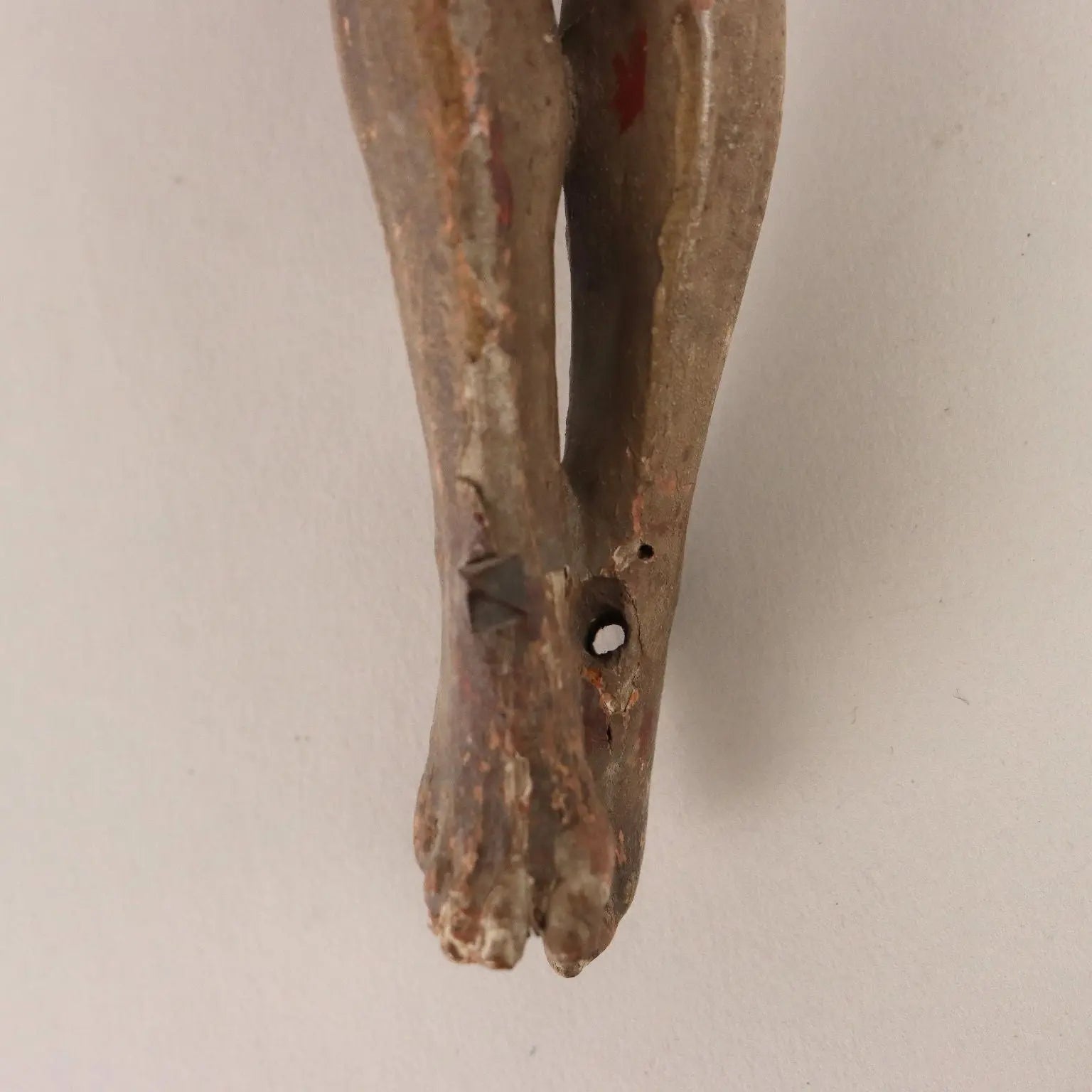 Antique Crucifix Lacquered and Carved Wood Italy XVIII Century - Italy, XVIII Century | Antiques | Fancy Goods
